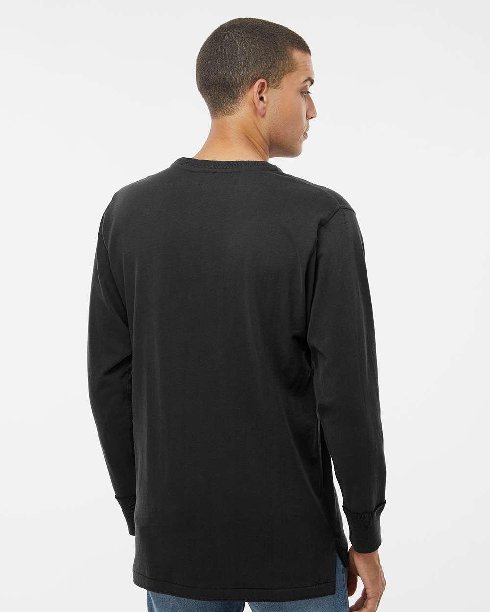 J. America-8244-Vintage Brushed Jersey Henley - Image 7