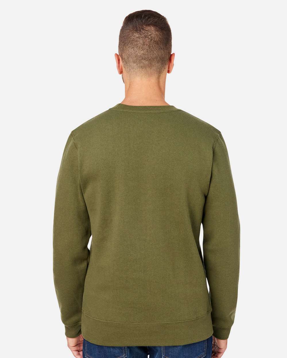 J. America-8424-Premium Fleece Crewneck Sweatshirt - Image 10