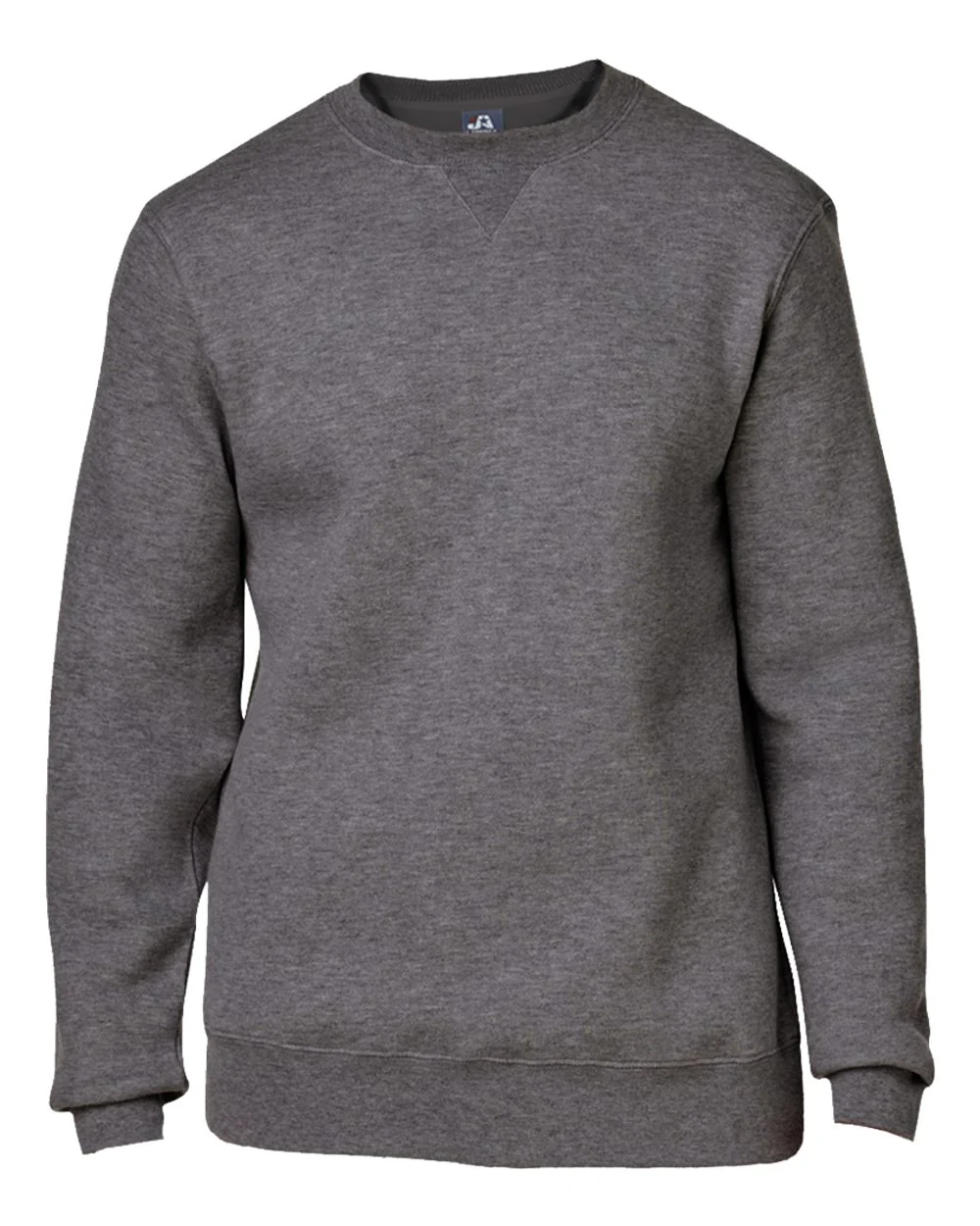 J. America-8424-Premium Fleece Crewneck Sweatshirt - Image 4