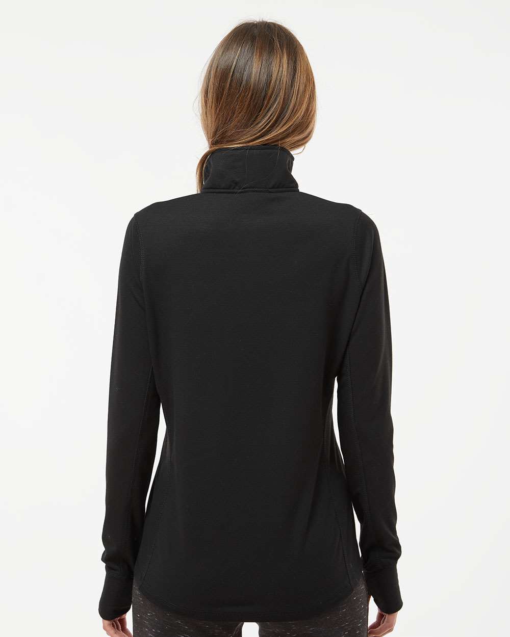 J. America-8433-Women’s Omega Stretch Quarter-Zip Pullover - Image 6