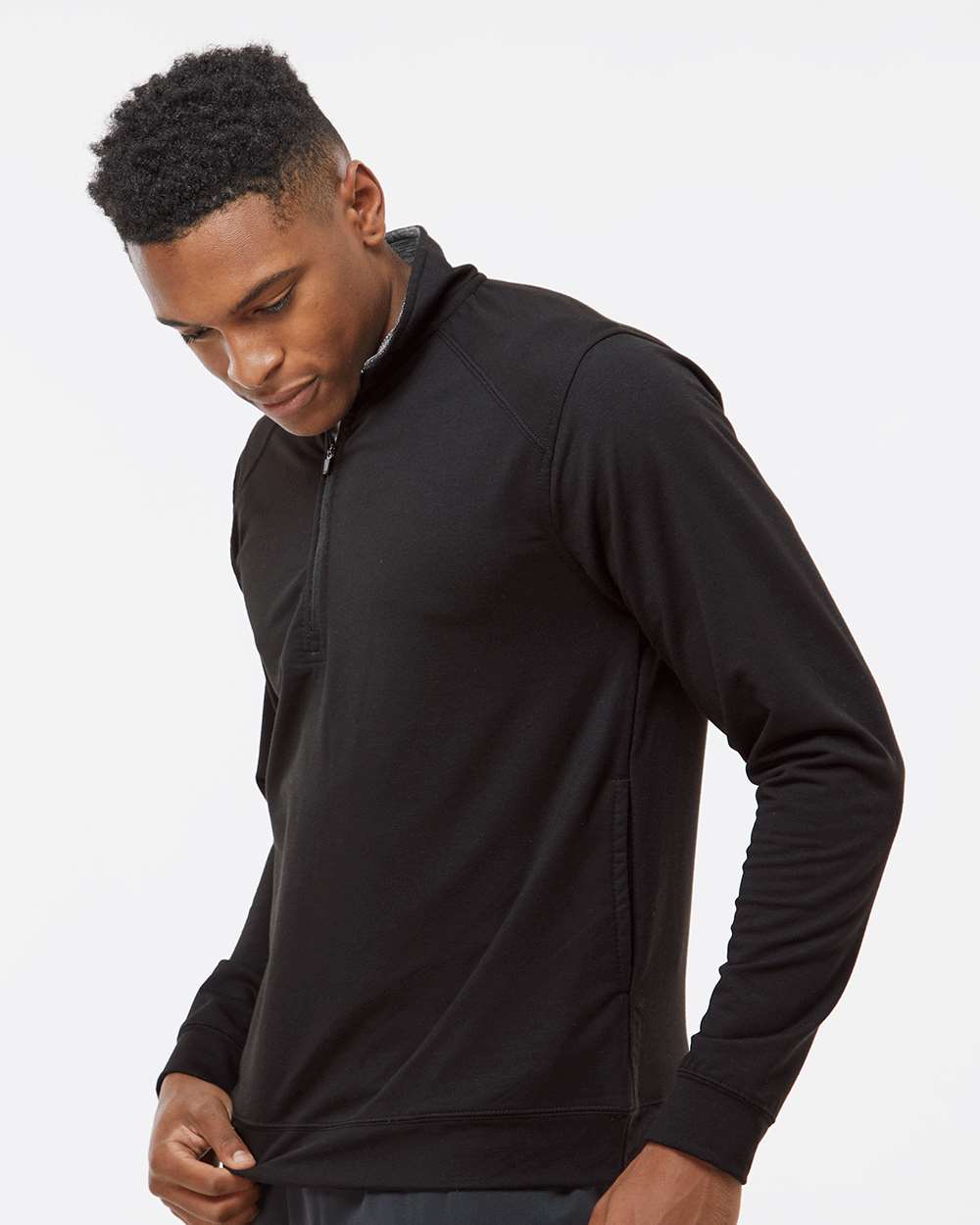 J. America-8434-Omega Stretch Quarter-Zip Pullover - Image 5