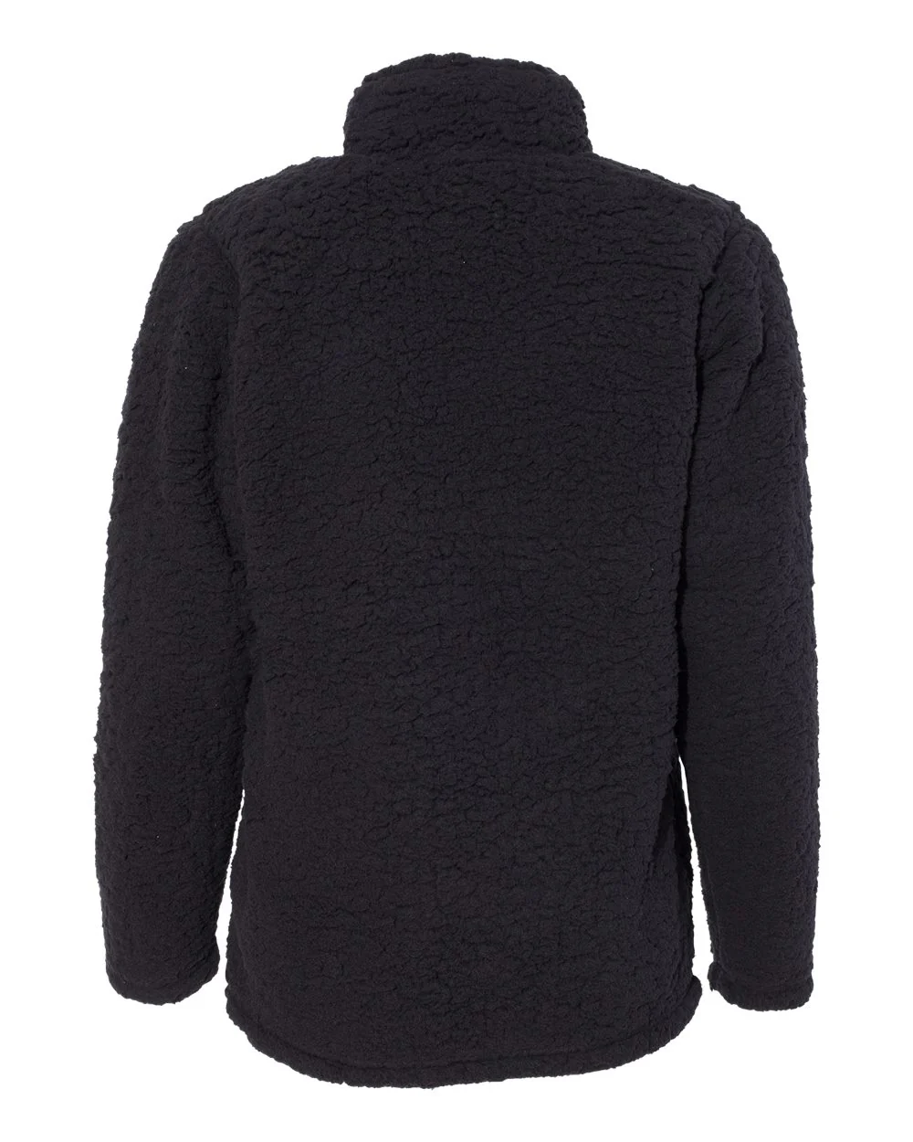 J. America-8451-Women’s Epic Sherpa Quarter-Zip Pullover - Image 2