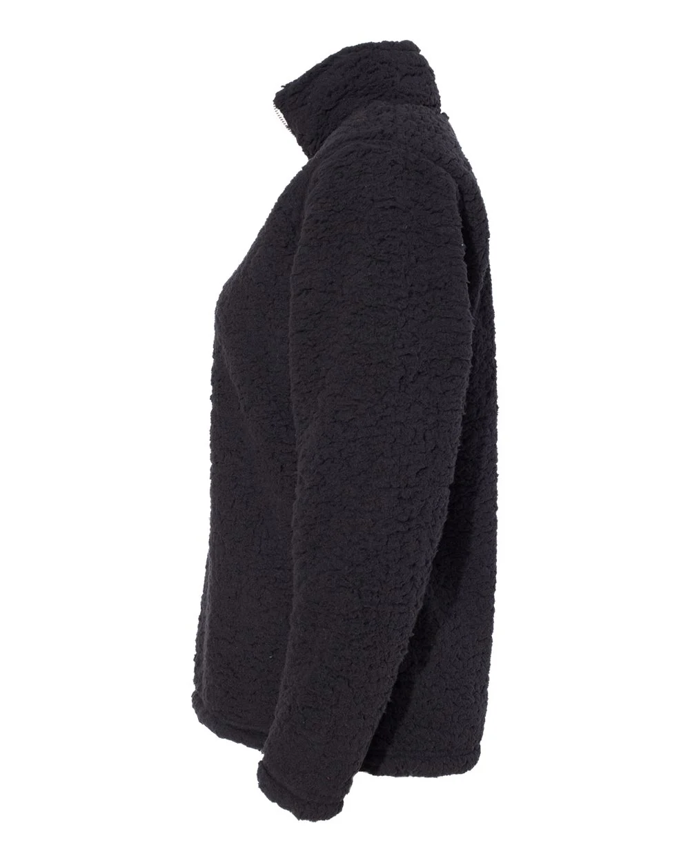 J. America-8451-Women’s Epic Sherpa Quarter-Zip Pullover - Image 3