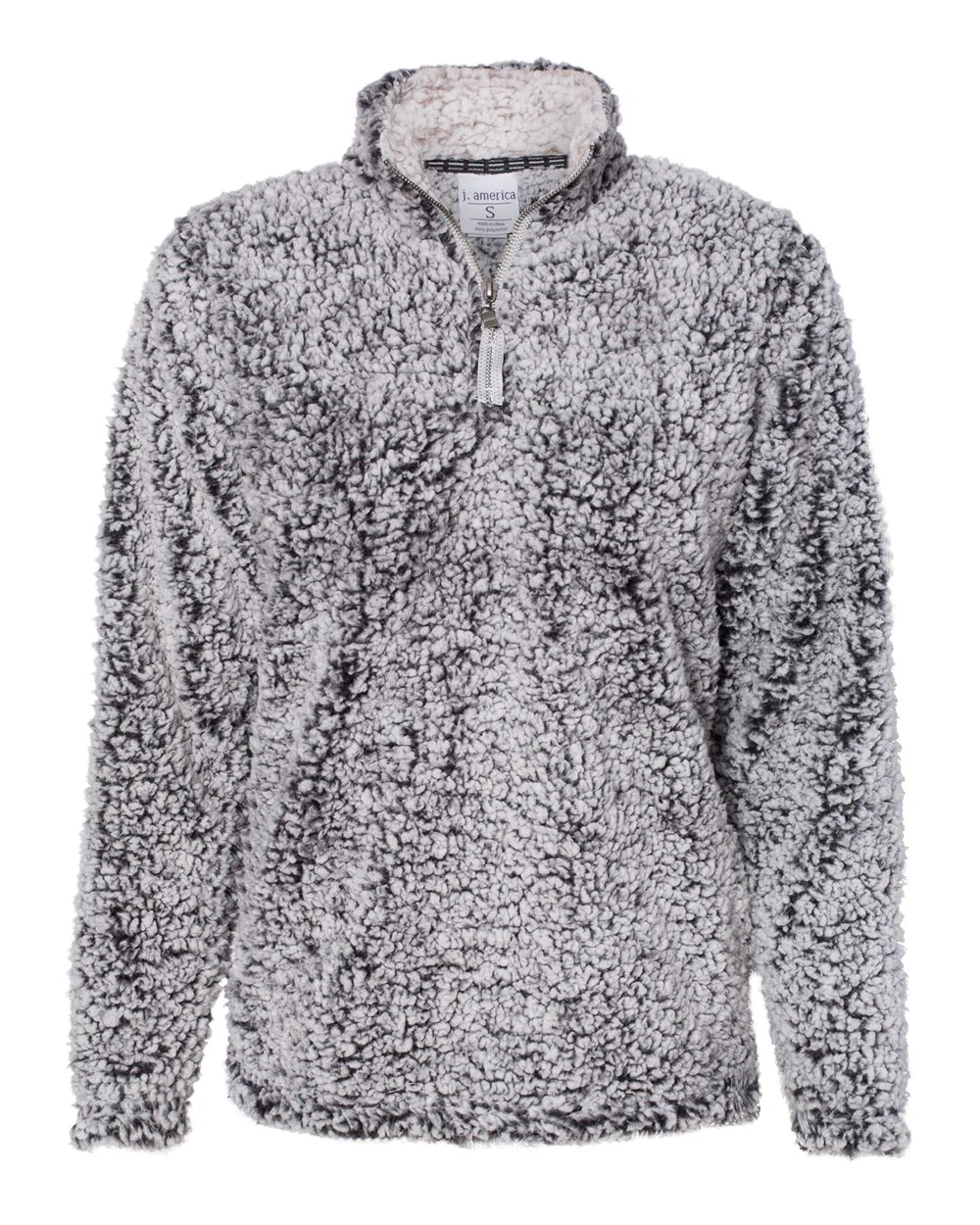 J. America-8451-Women’s Epic Sherpa Quarter-Zip Pullover - Image 8