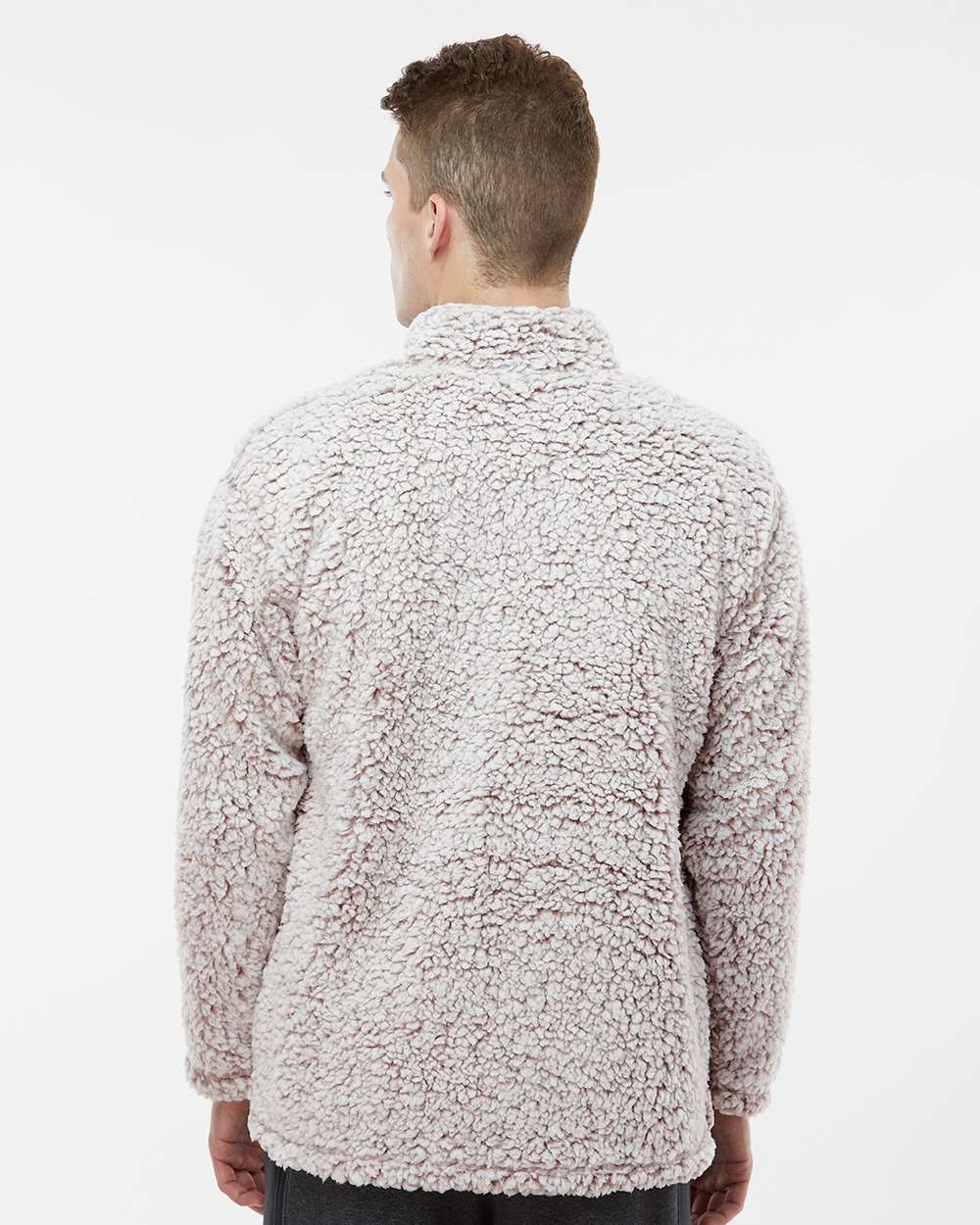 J. America-8454-Sherpa Quarter-Zip Pullover - Image 19