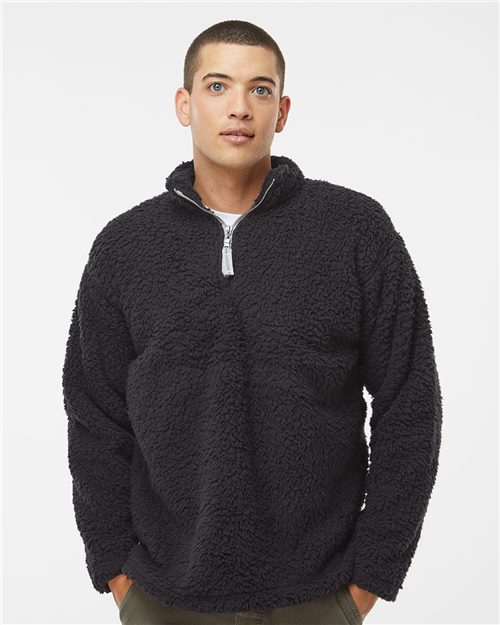 J. America-8454-Sherpa Quarter-Zip Pullover - Image 21