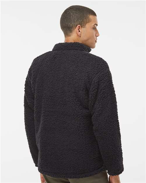 J. America-8454-Sherpa Quarter-Zip Pullover - Image 24