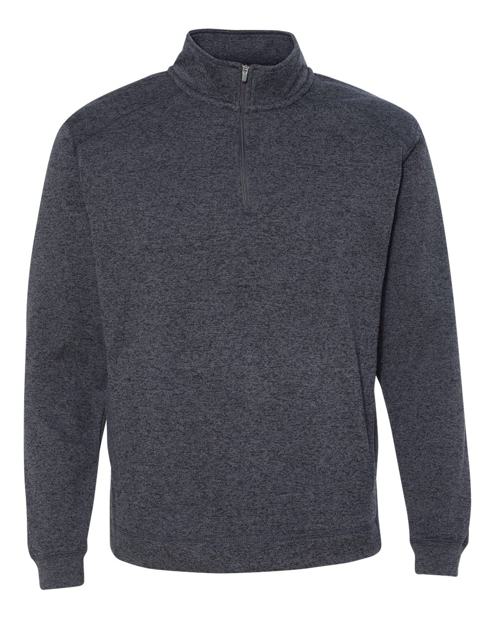 J. America-8614-Cosmic Fleece Quarter-Zip Sweatshirt - Image 2