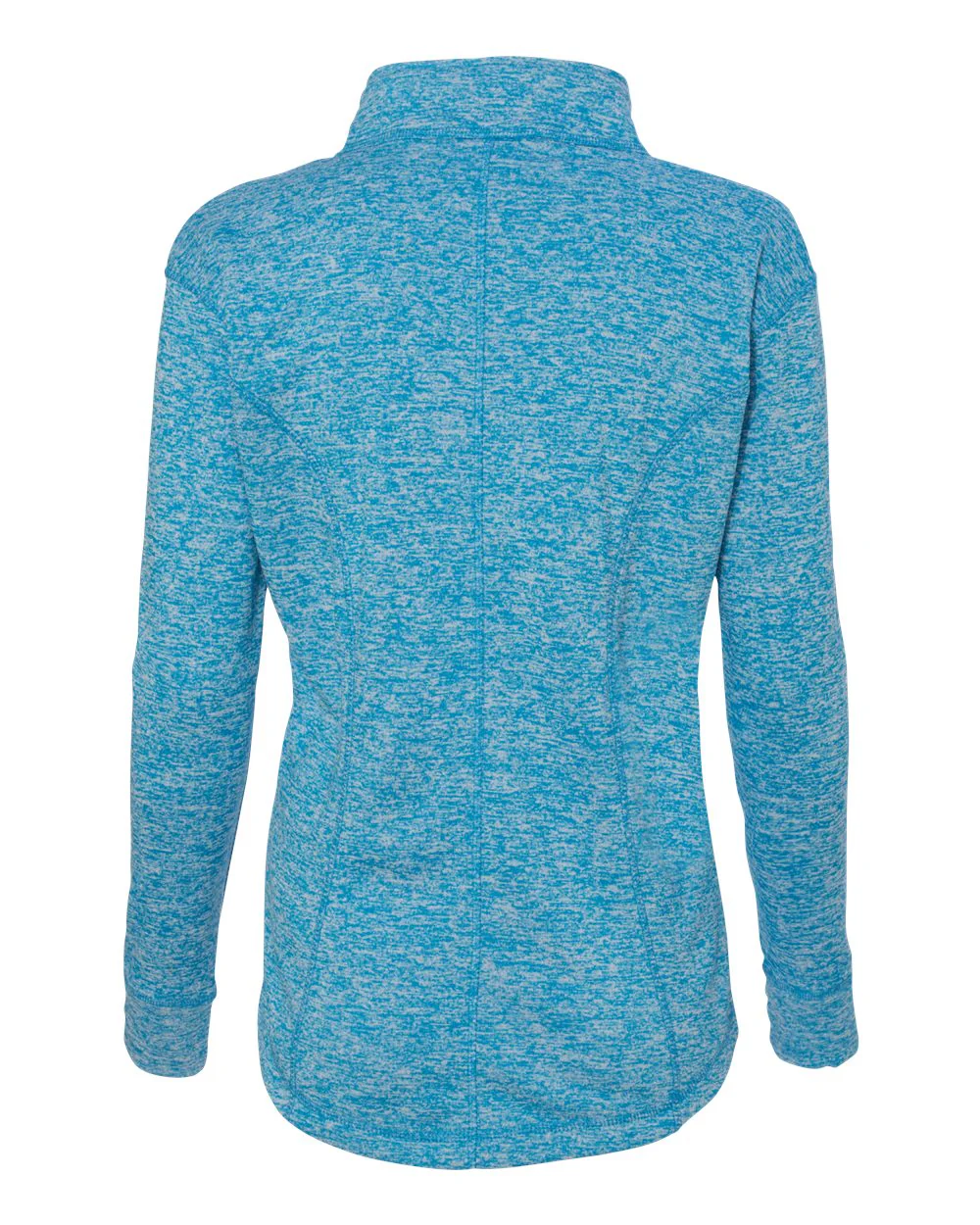 J. America-8617-Women's Cosmic Fleece Quarter-Zip Pullover - Image 3