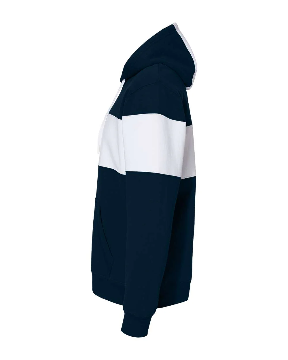 J. America-8644-Varsity Fleece Colorblocked Hooded Sweatshirt - Image 16