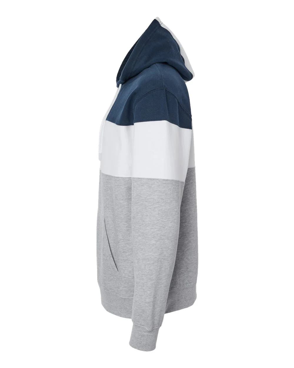 J. America-8644-Varsity Fleece Colorblocked Hooded Sweatshirt - Image 22
