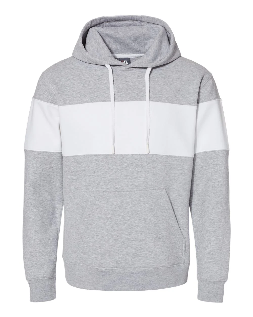 J. America-8644-Varsity Fleece Colorblocked Hooded Sweatshirt - Image 26