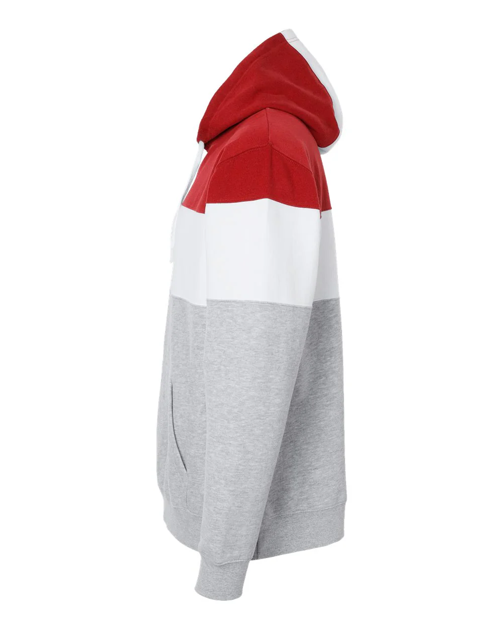 J. America-8644-Varsity Fleece Colorblocked Hooded Sweatshirt - Image 34