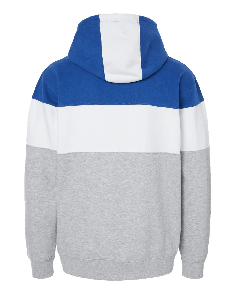 J. America-8644-Varsity Fleece Colorblocked Hooded Sweatshirt - Image 39