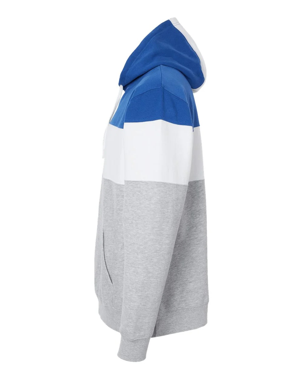 J. America-8644-Varsity Fleece Colorblocked Hooded Sweatshirt - Image 40