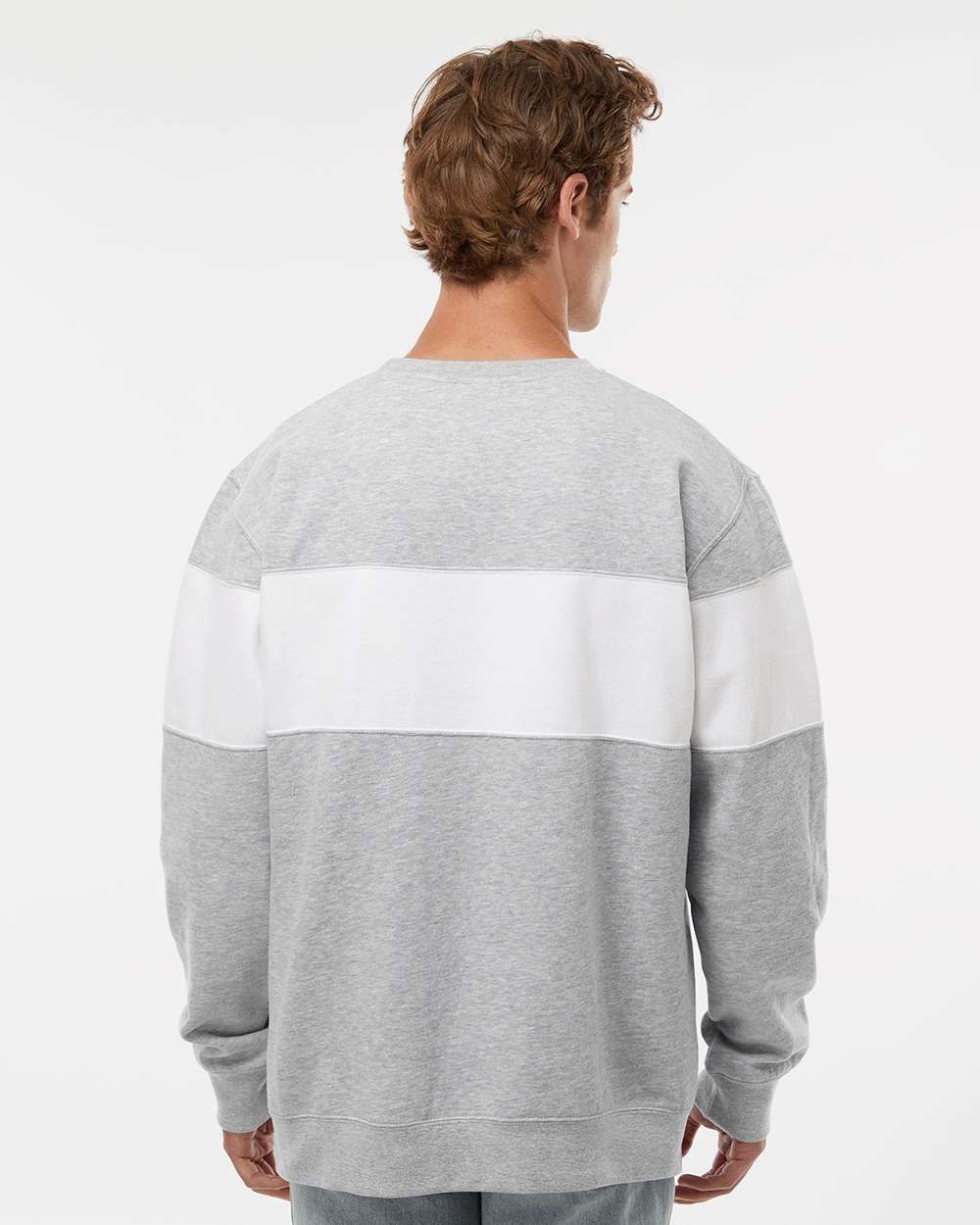 J. America-8646-Varsity Fleece Crewneck Sweatshirt - Image 19