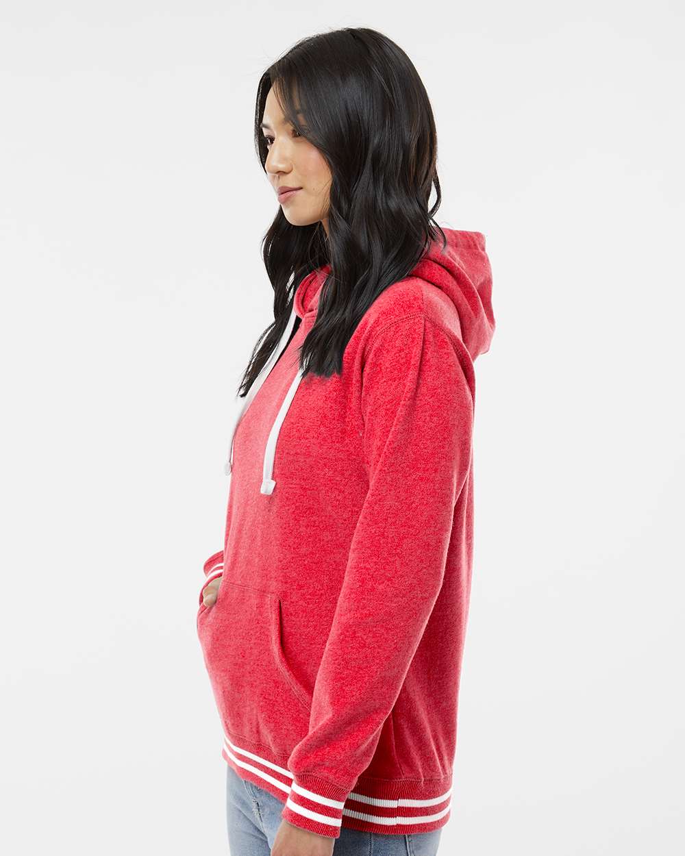 J. America-8651-Women’s Relay Hooded Sweatshirt - Image 12