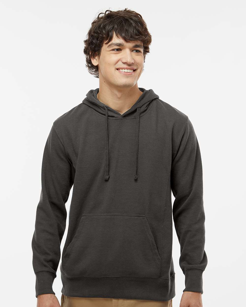 J. America-8706-Ripple Fleece Hooded Sweatshirt - Image 4