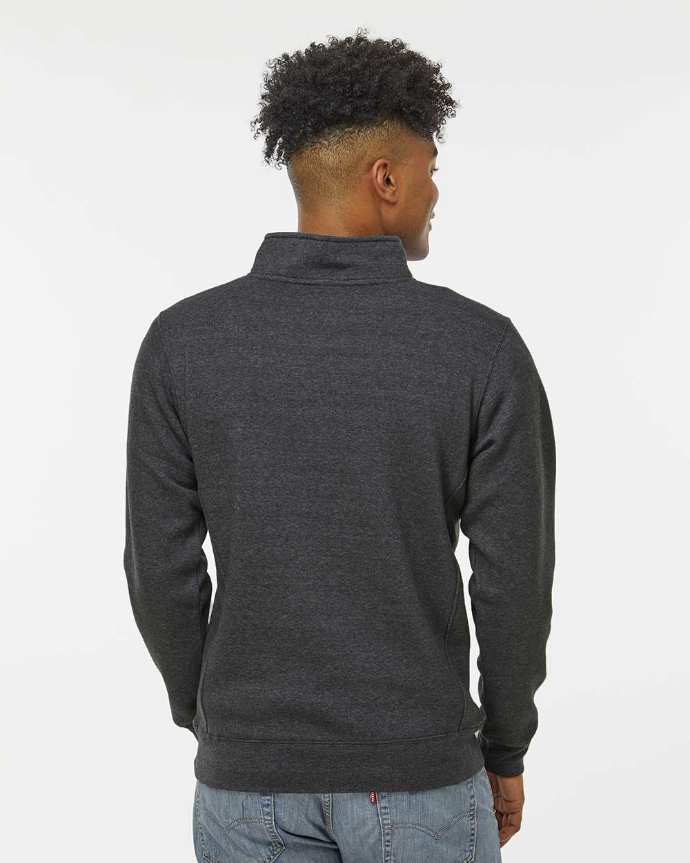 J. America-8717-Heavyweight Fleece Quarter-Zip Sweatshirt - Image 13