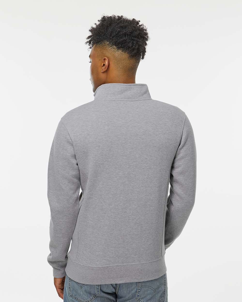 J. America-8717-Heavyweight Fleece Quarter-Zip Sweatshirt - Image 19