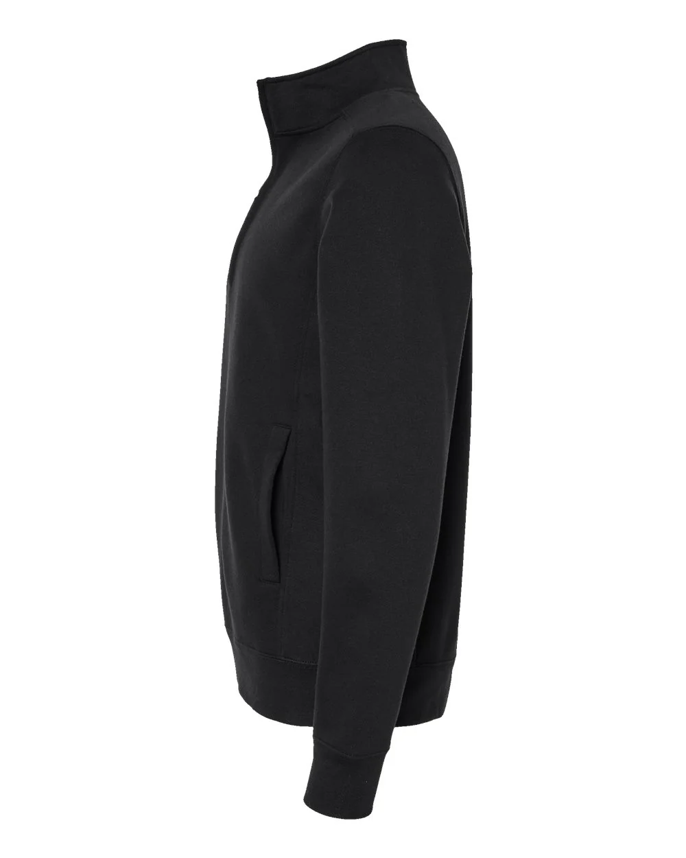 J. America-8717-Heavyweight Fleece Quarter-Zip Sweatshirt - Image 3