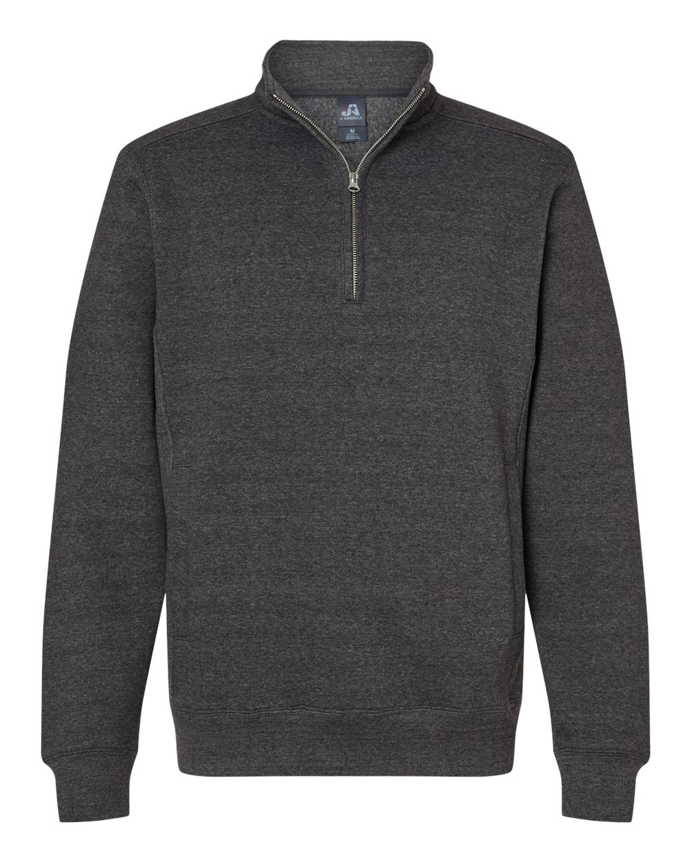 J. America-8717-Heavyweight Fleece Quarter-Zip Sweatshirt - Image 8
