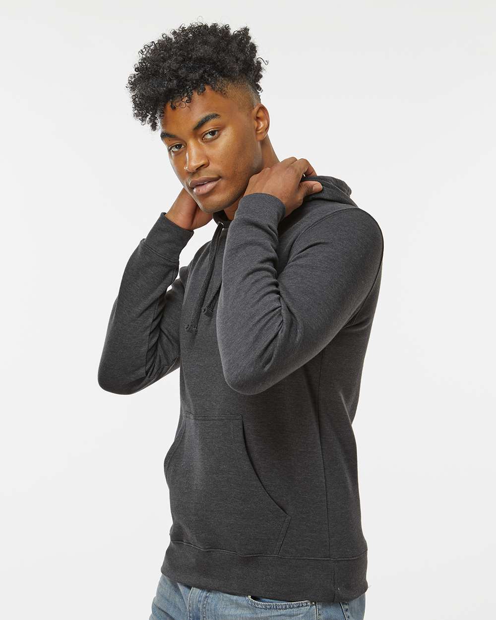 J. America-8720-BTB Fleece Hooded Sweatshirt - Image 12