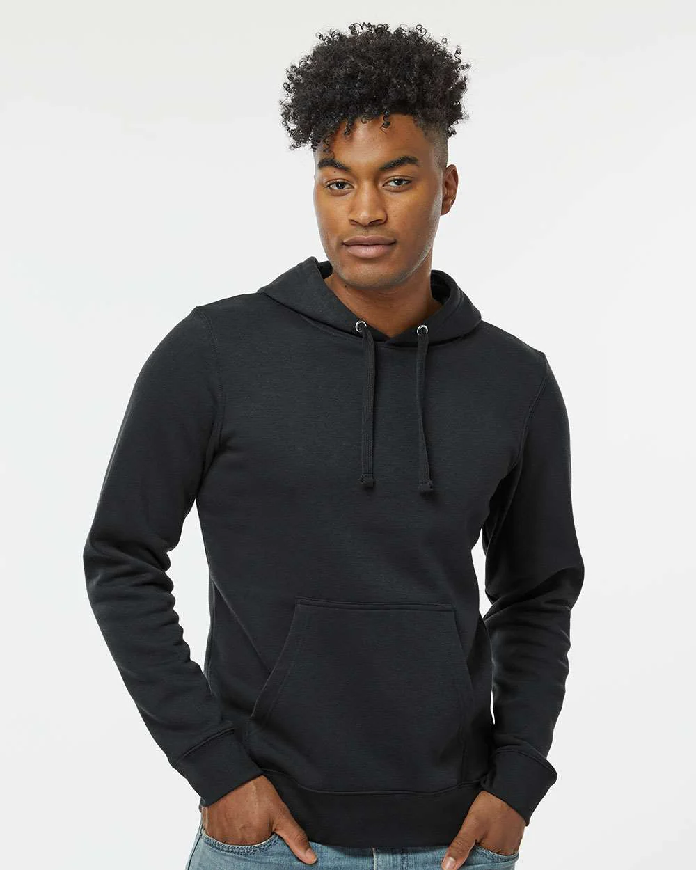 J. America-8720-BTB Fleece Hooded Sweatshirt - Image 4