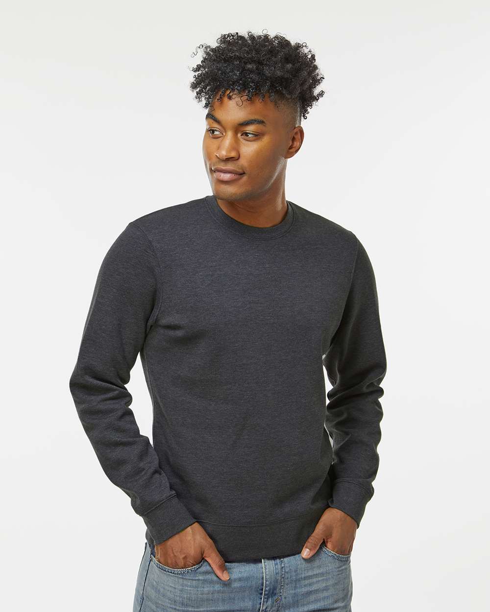 J. America-8721-BTB Fleece Crewneck Sweatshirt - Image 11