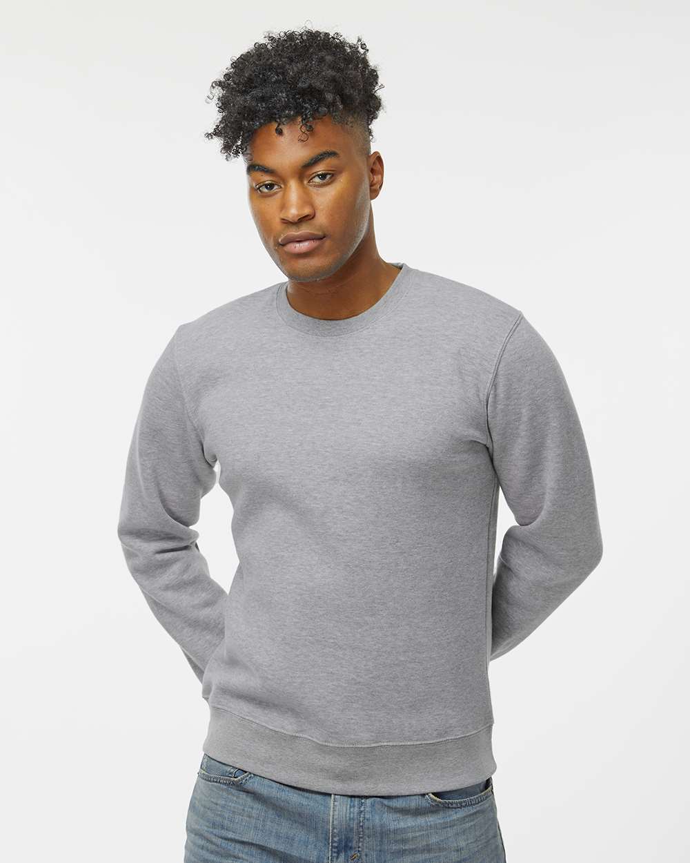 J. America-8721-BTB Fleece Crewneck Sweatshirt - Image 17