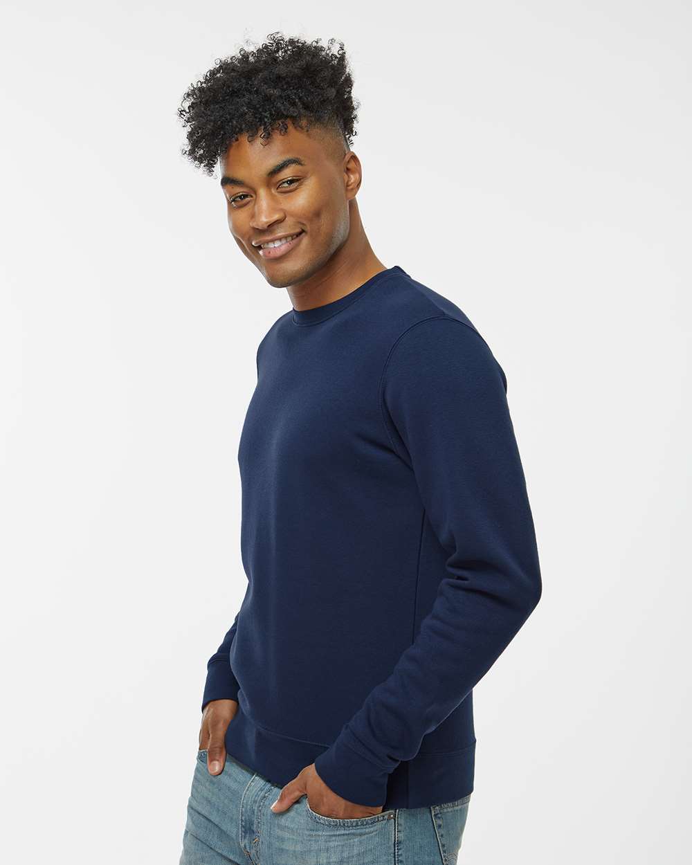 J. America-8721-BTB Fleece Crewneck Sweatshirt - Image 30