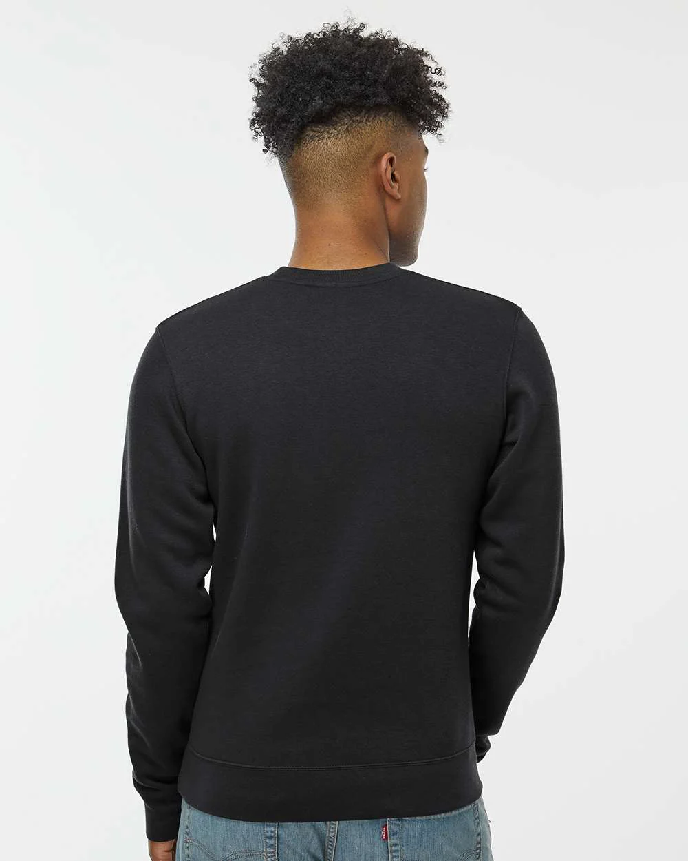 J. America-8721-BTB Fleece Crewneck Sweatshirt - Image 6
