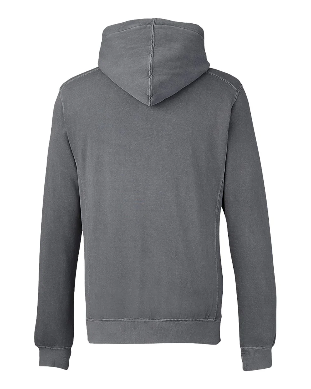 J. America-8730-Pigment-Dyed Fleece Hooded Sweatshirt - Image 10
