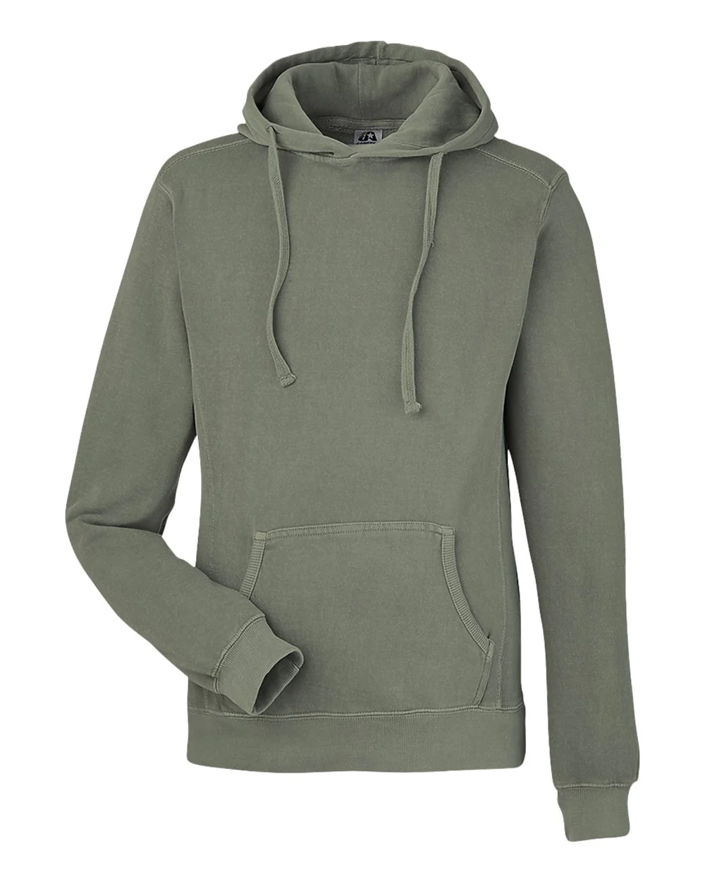 J. America-8730-Pigment-Dyed Fleece Hooded Sweatshirt - Image 17