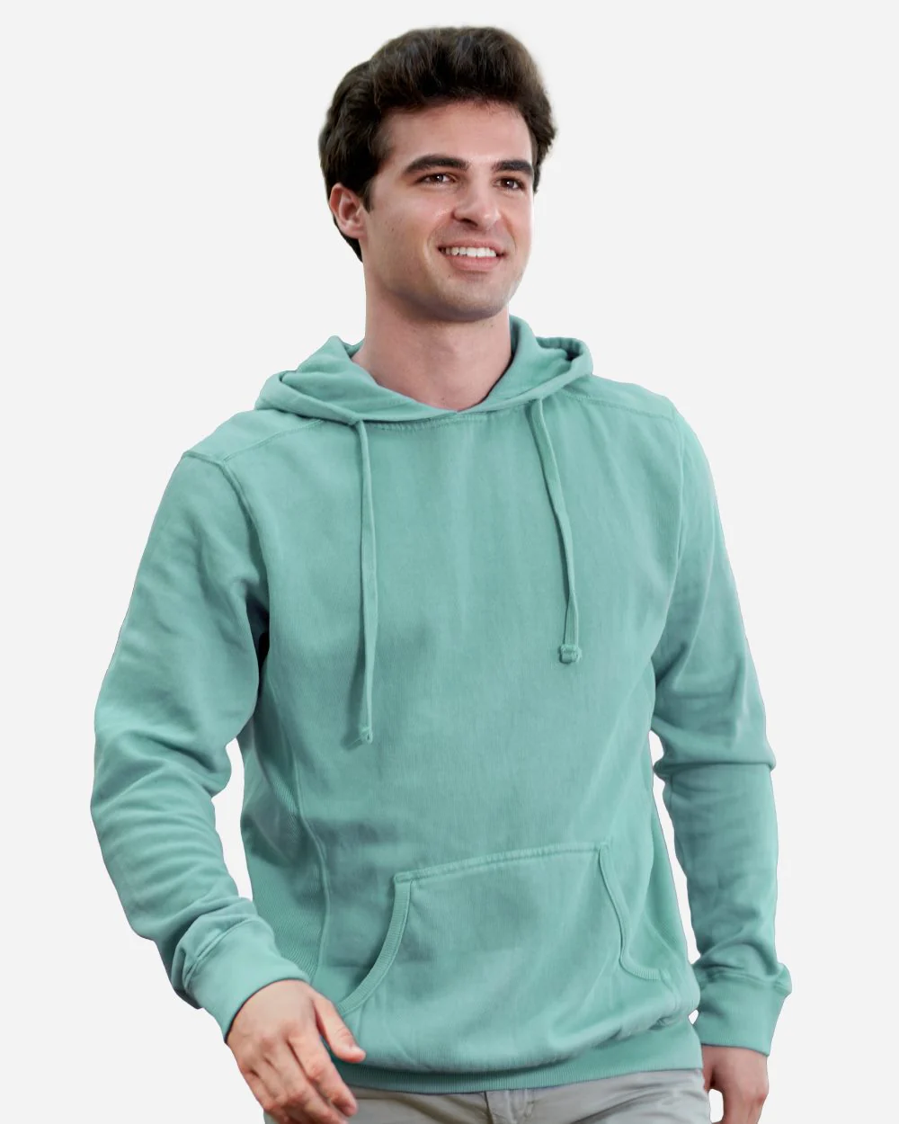 J. America-8730-Pigment-Dyed Fleece Hooded Sweatshirt - Image 19