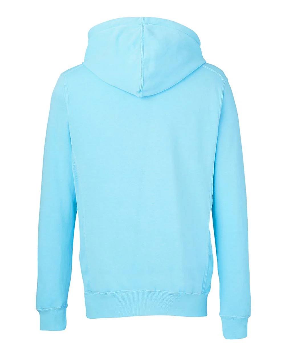 J. America-8730-Pigment-Dyed Fleece Hooded Sweatshirt - Image 2