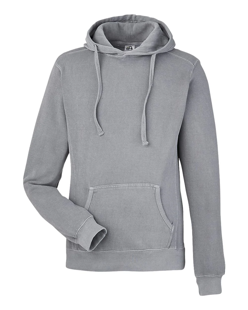 J. America-8730-Pigment-Dyed Fleece Hooded Sweatshirt - Image 3