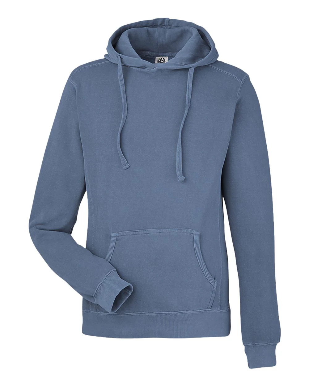 J. America-8730-Pigment-Dyed Fleece Hooded Sweatshirt - Image 5