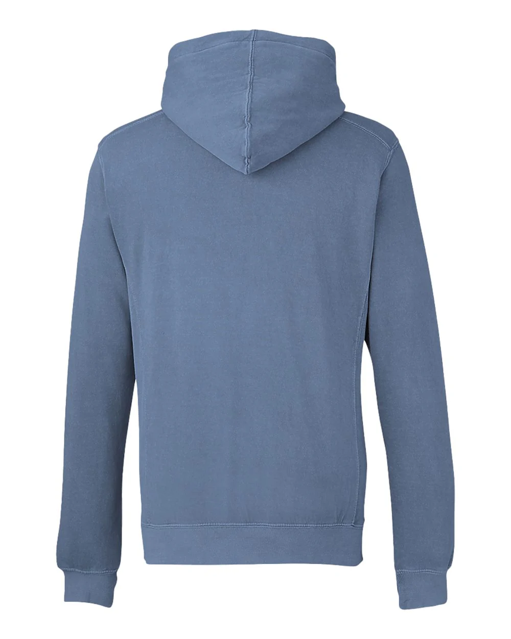 J. America-8730-Pigment-Dyed Fleece Hooded Sweatshirt - Image 6