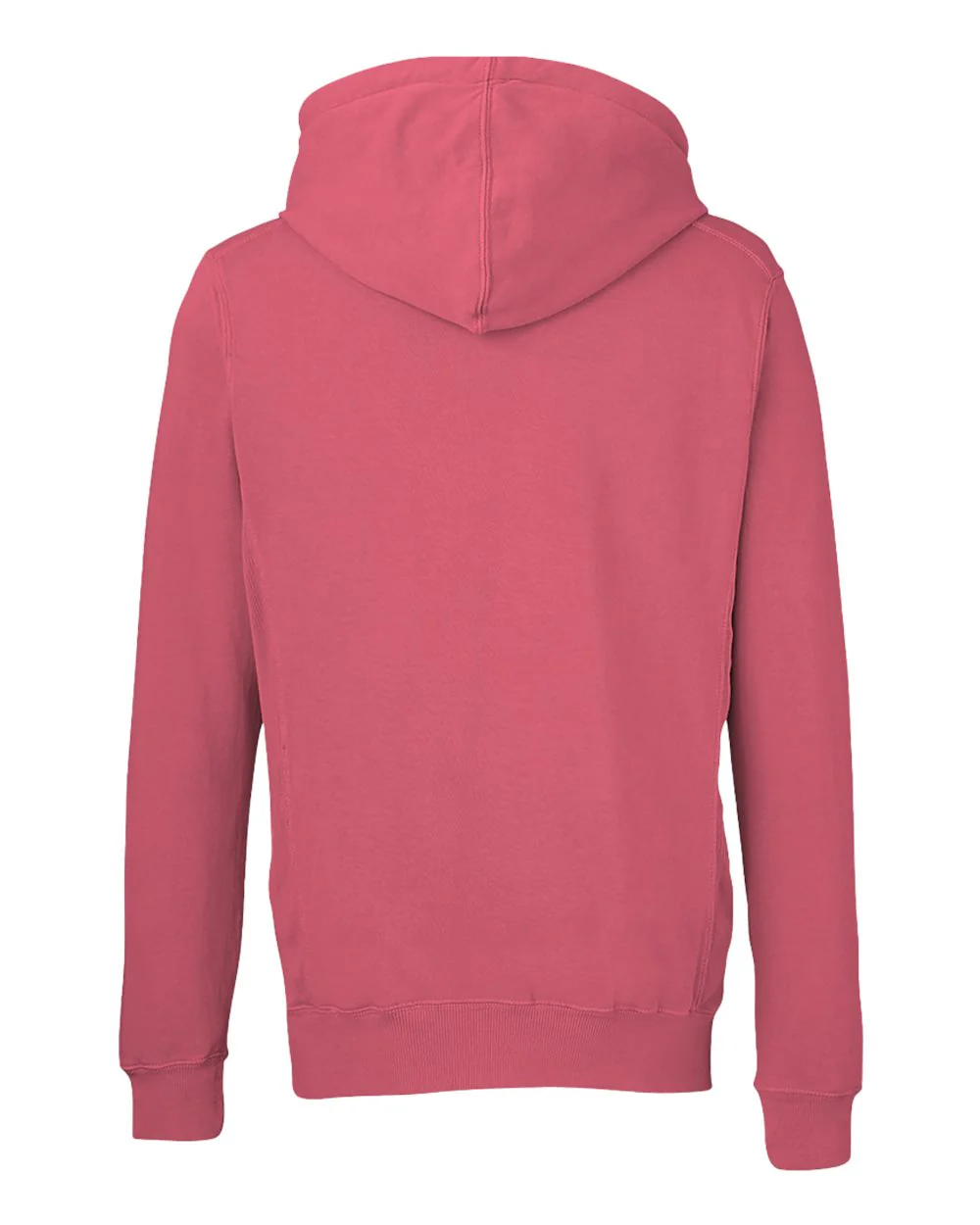 J. America-8730-Pigment-Dyed Fleece Hooded Sweatshirt - Image 8