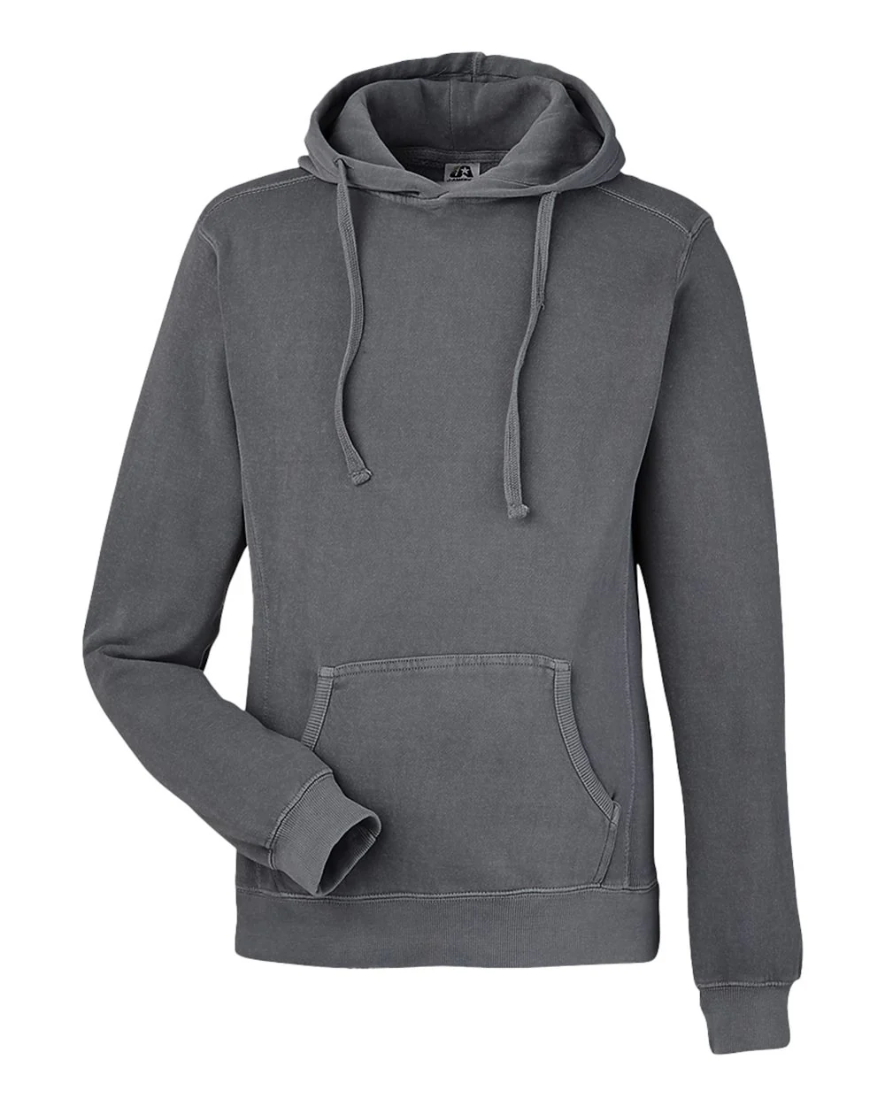 J. America-8730-Pigment-Dyed Fleece Hooded Sweatshirt - Image 9
