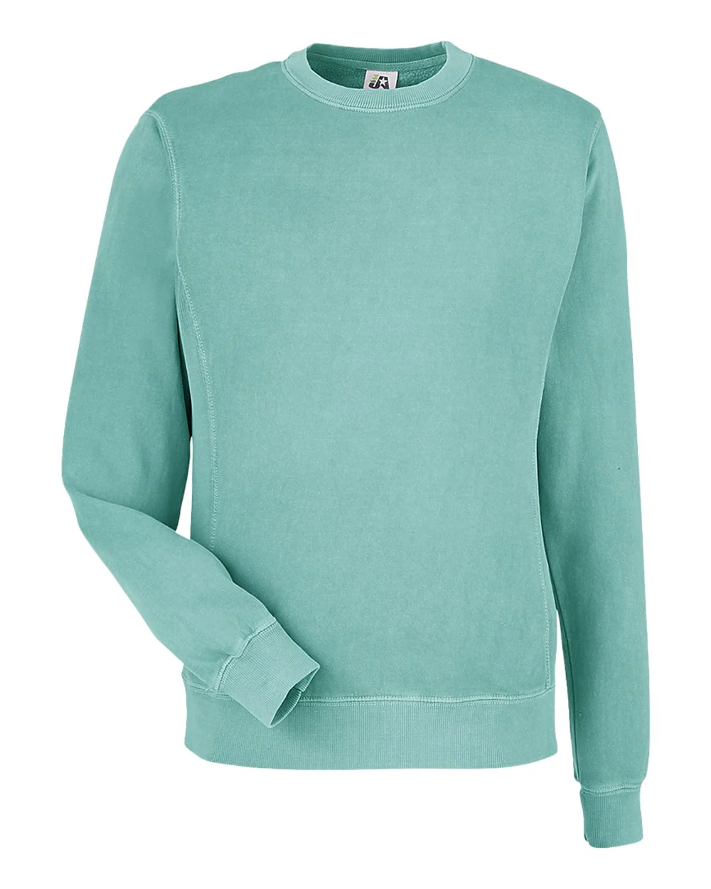 J. America-8731-Pigment-Dyed Fleece Crewneck Sweatshirt - Image 11