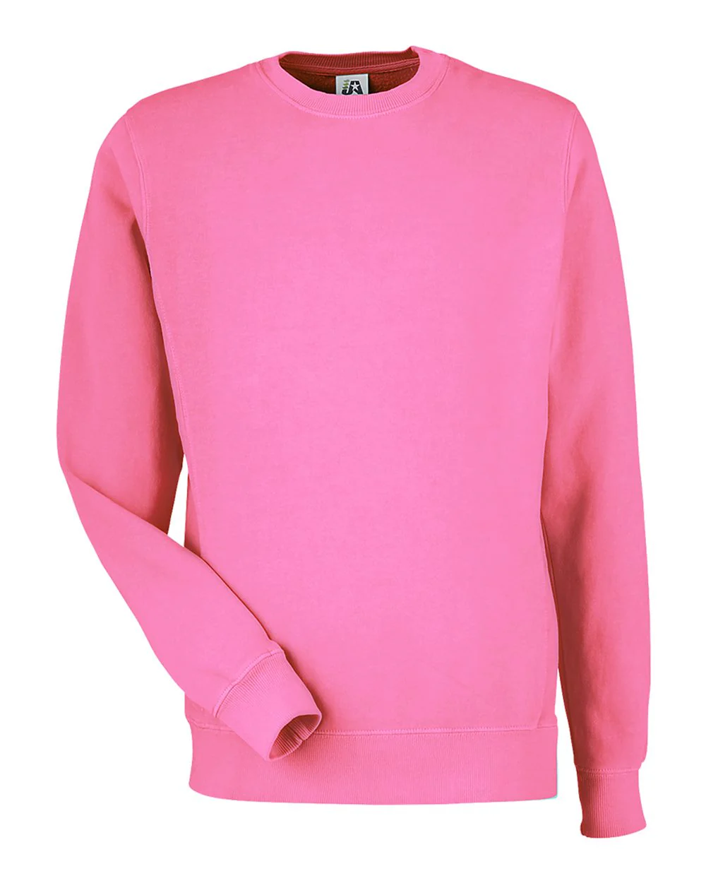 J. America-8731-Pigment-Dyed Fleece Crewneck Sweatshirt - Image 13