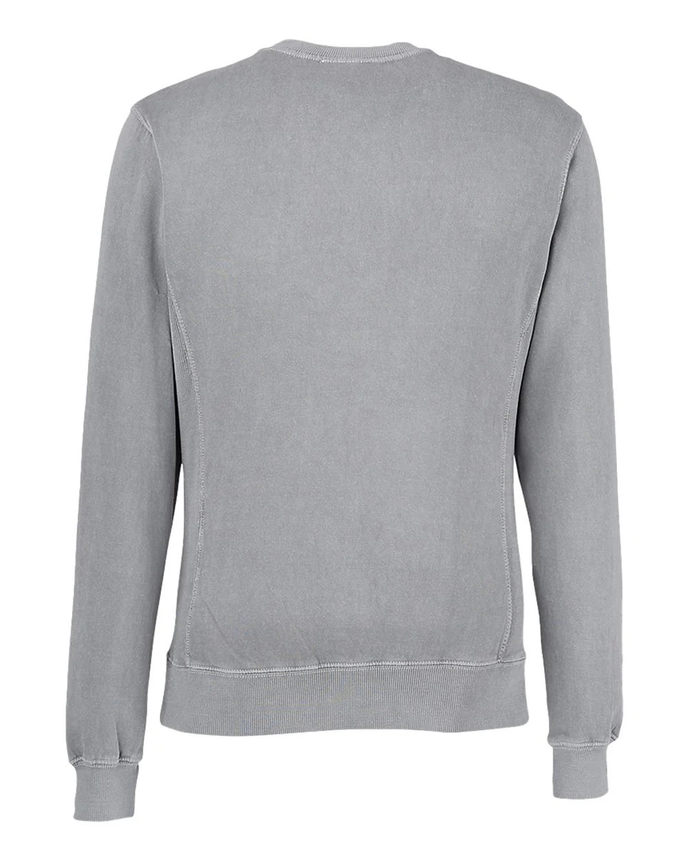 J. America-8731-Pigment-Dyed Fleece Crewneck Sweatshirt - Image 4