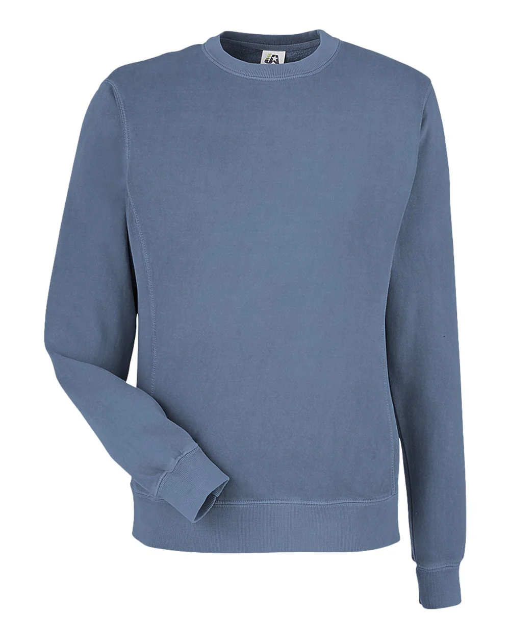 J. America-8731-Pigment-Dyed Fleece Crewneck Sweatshirt - Image 5