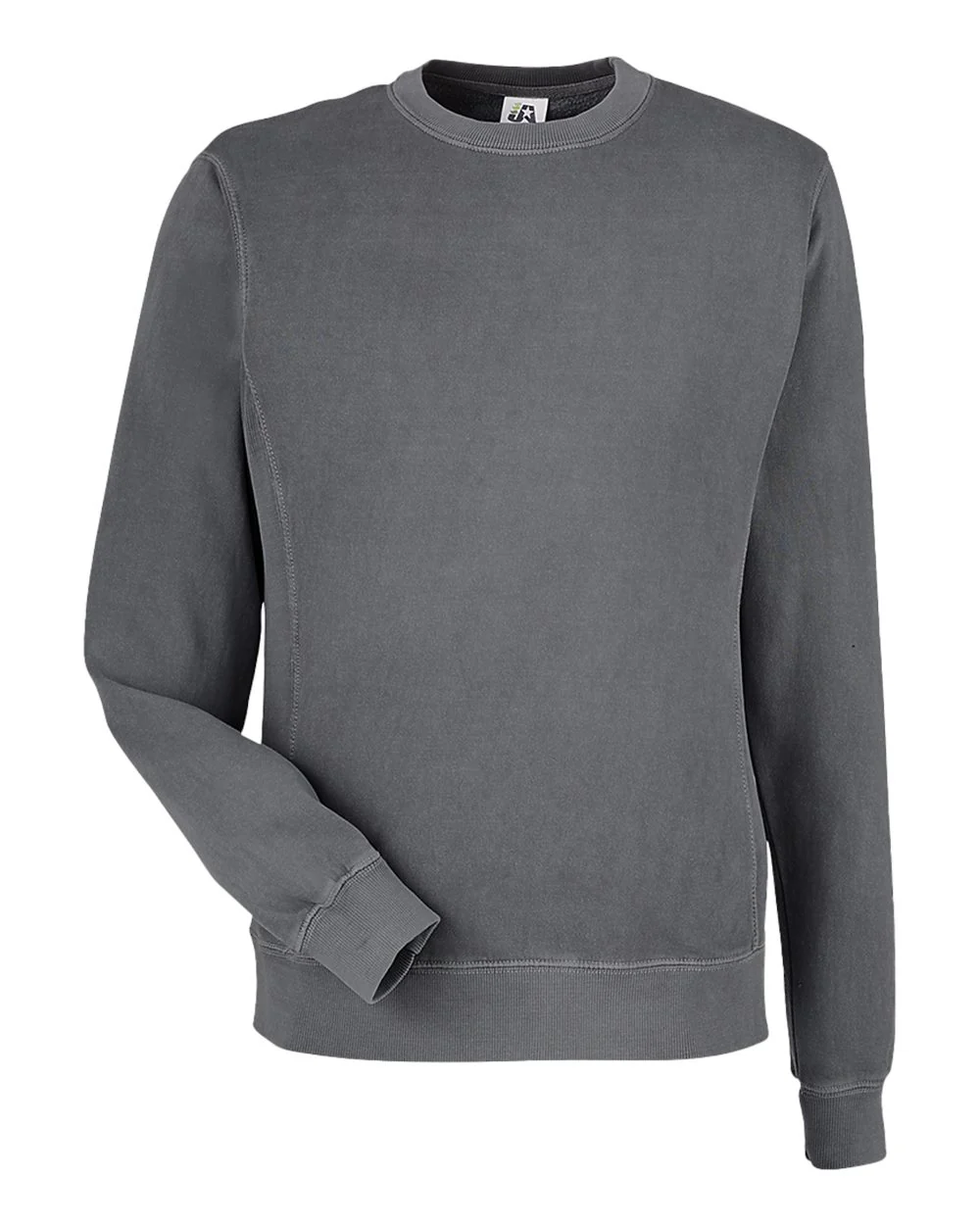 J. America-8731-Pigment-Dyed Fleece Crewneck Sweatshirt - Image 9