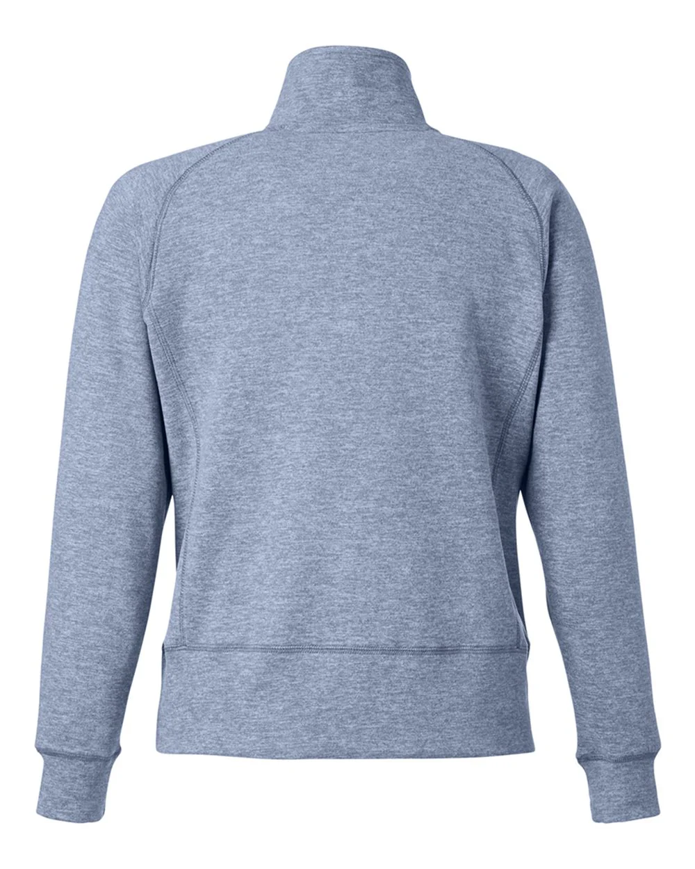 J. America-8743-Women's Electric Fleece Quarter-Zip Sweatshirt - Image 2