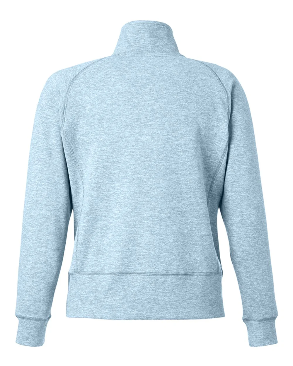 J. America-8743-Women's Electric Fleece Quarter-Zip Sweatshirt - Image 4