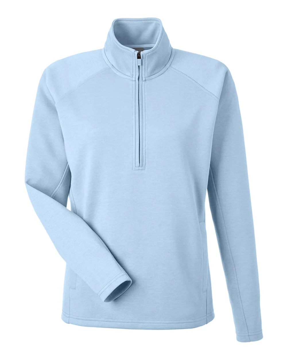 J. America-8754-Women's Apex Fleece Quarter-Zip Pullover - Image 3