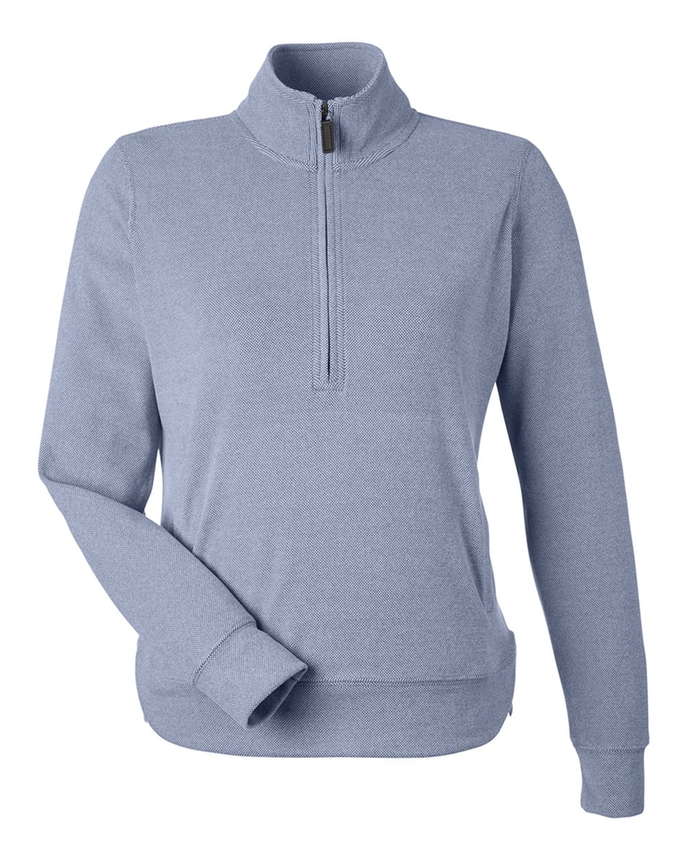 J. America-8762-Women's Element Fleece Quarter-Zip Sweatshirt - Image 3